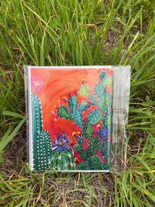 Cactus Flower Notecards