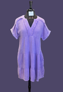 Lavender Gauze Dress