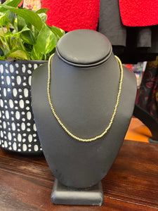 Gold Beaded Necklace