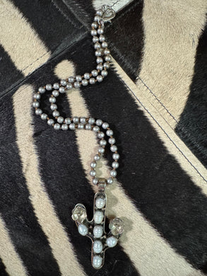 Pearl Cactus Necklace