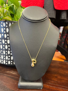 Gold Initial Necklace