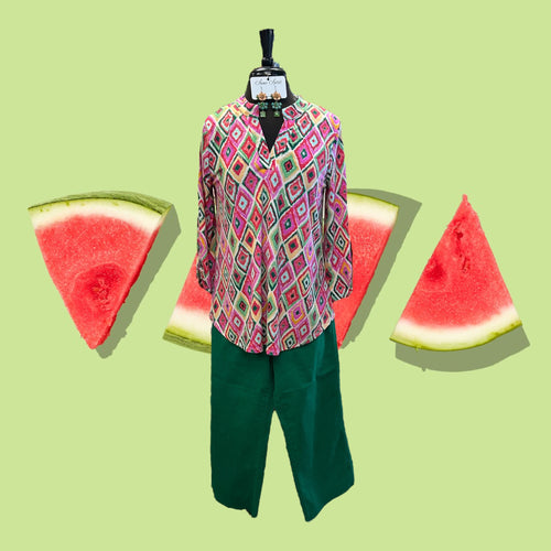 Watermelon Cabana Top