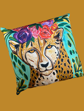 Chyka Cheetah Pillow
