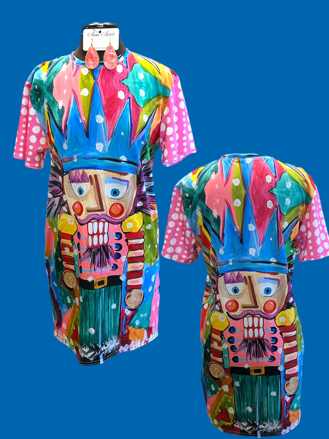 Nutty Nutcracker T-shirt Dress