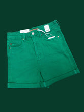Load image into Gallery viewer, Judy Blue Kelly Green Shorts