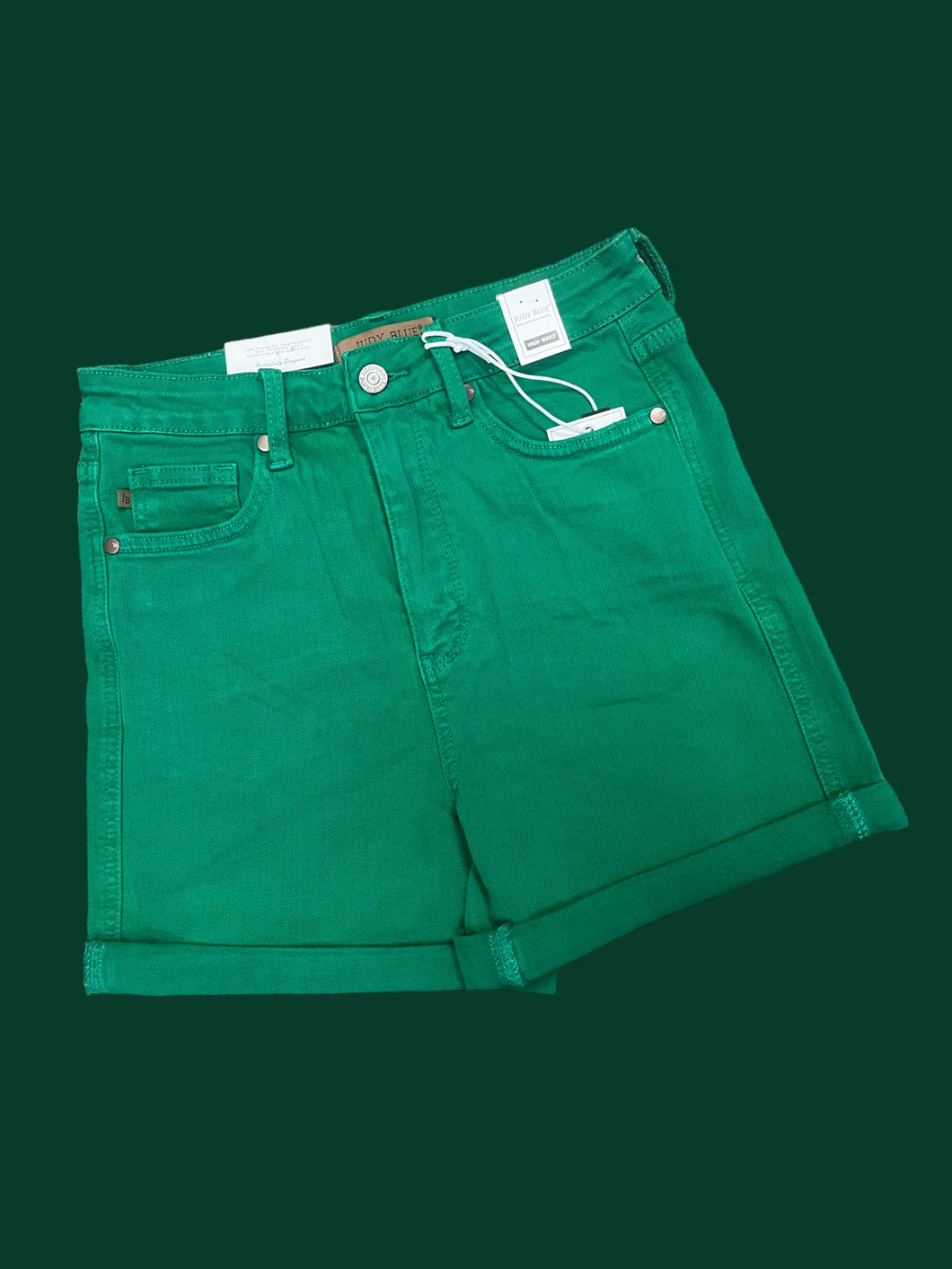 Judy Blue Kelly Green Shorts