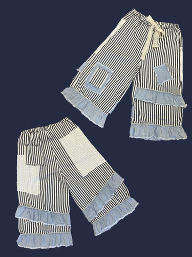 Navy Stripe Pant