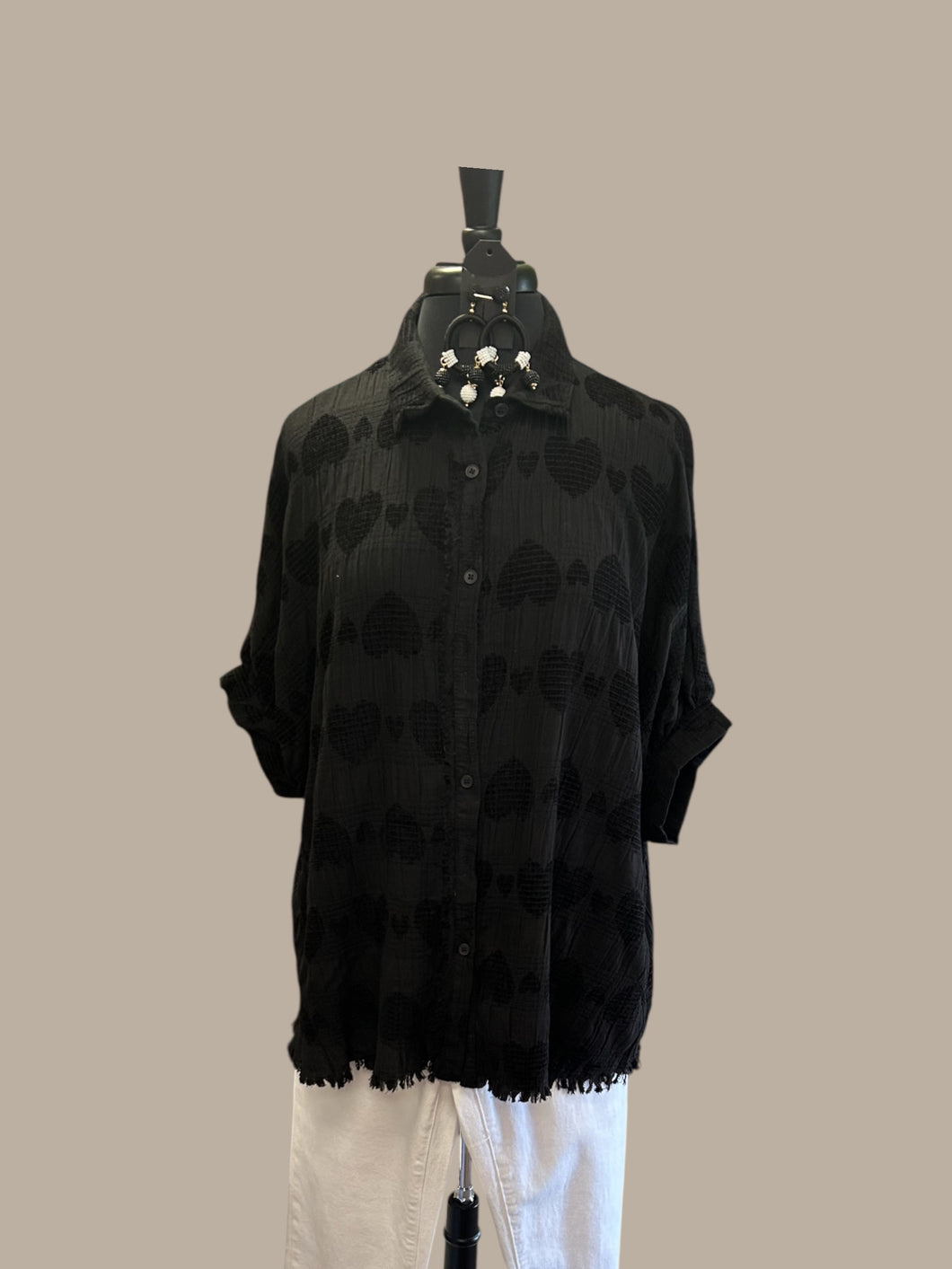 Chenille Heart Top