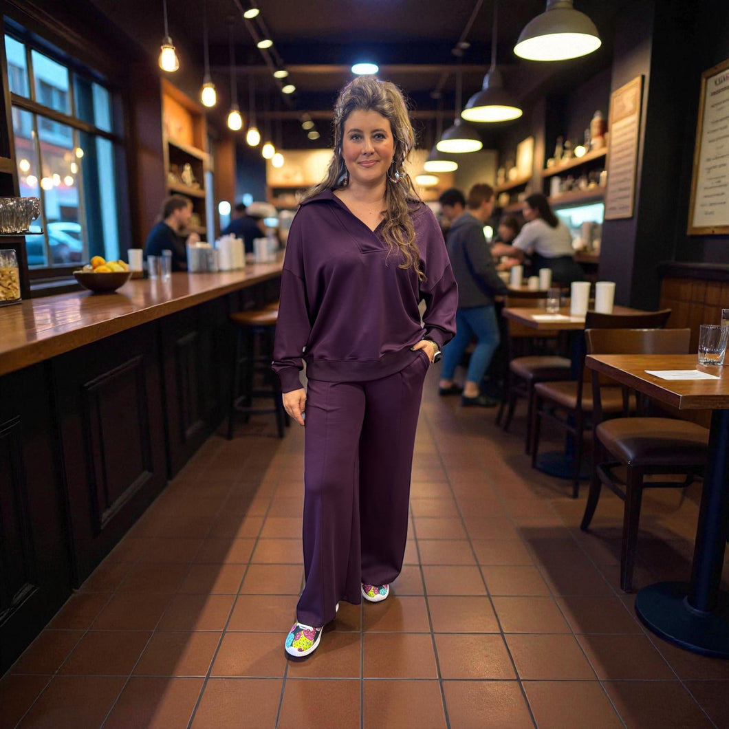 Plum Georgia Pant