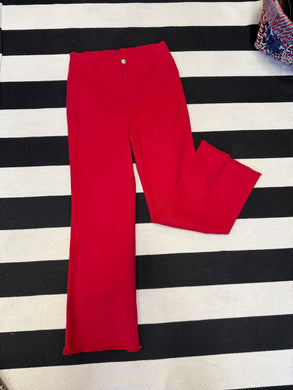 Red Stretch Jean