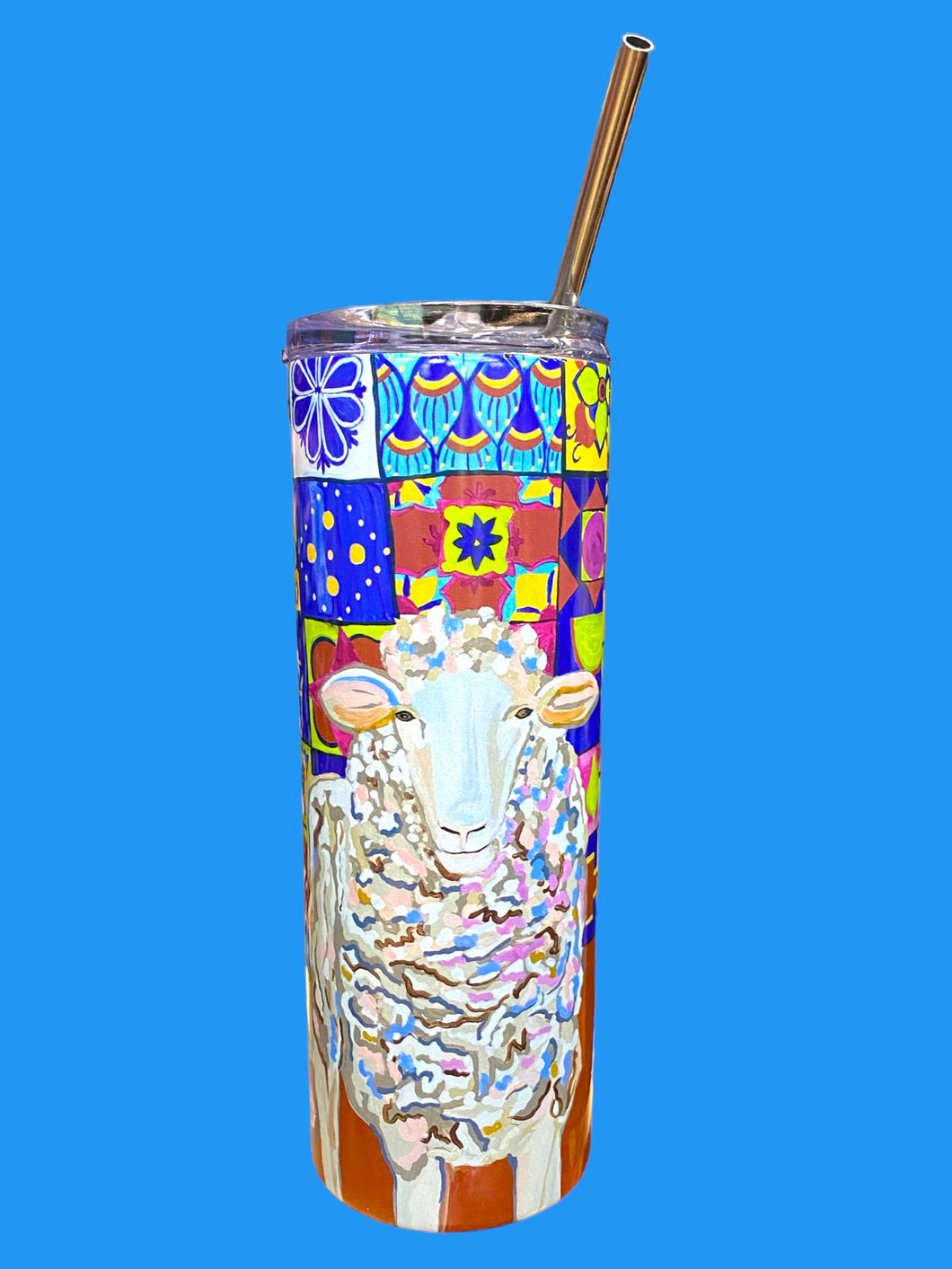 Mosaic Sheep Tumbler