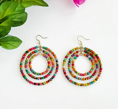 Milieu Triple Hoops