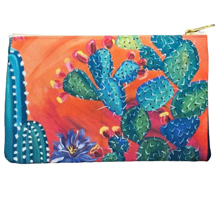 Cactus Flower Pouch