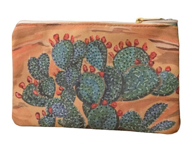 Sunset Cactus Pouch