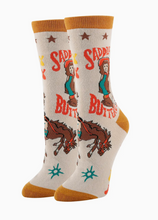 Load image into Gallery viewer, Saddle Up Buttercup Socks