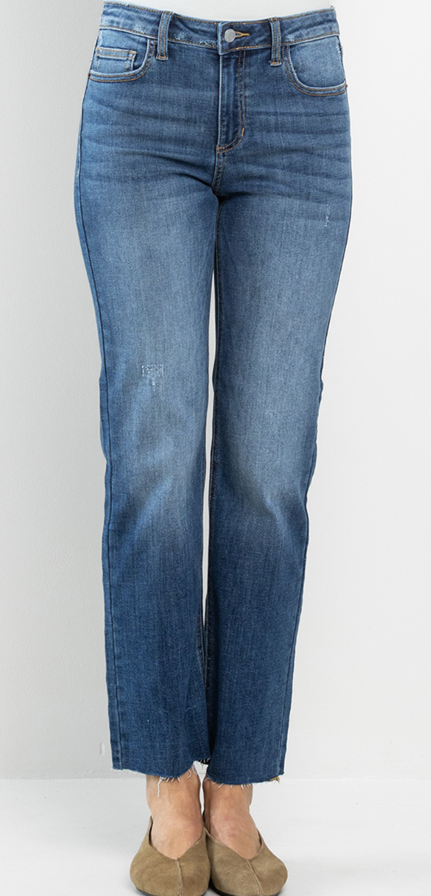 Jana Mid Rise Dark Jean