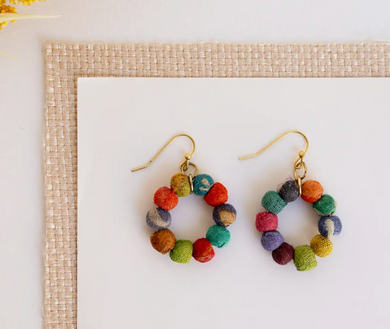 Kantha Petite Hoop