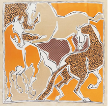 Load image into Gallery viewer, Pop Art Horse Scarf