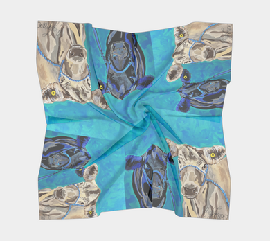 Steer Silk Scarf