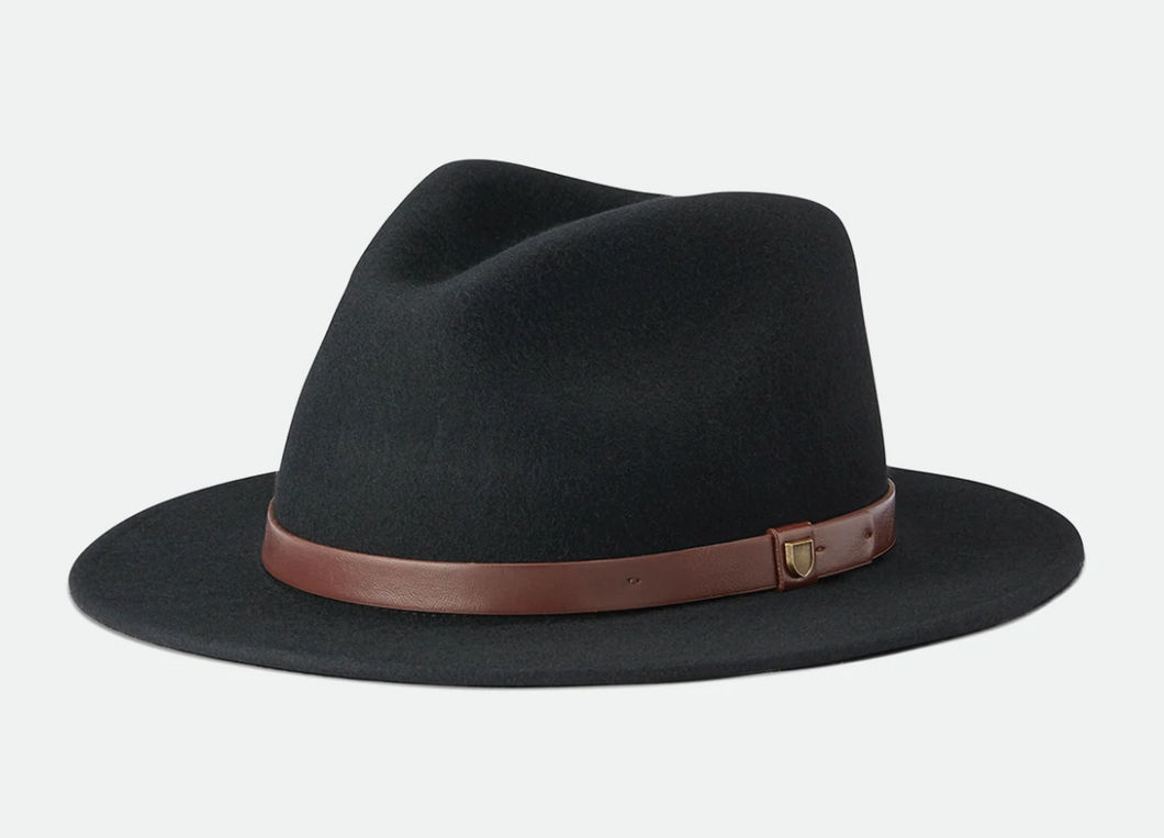 Black Messer Fedora Hat