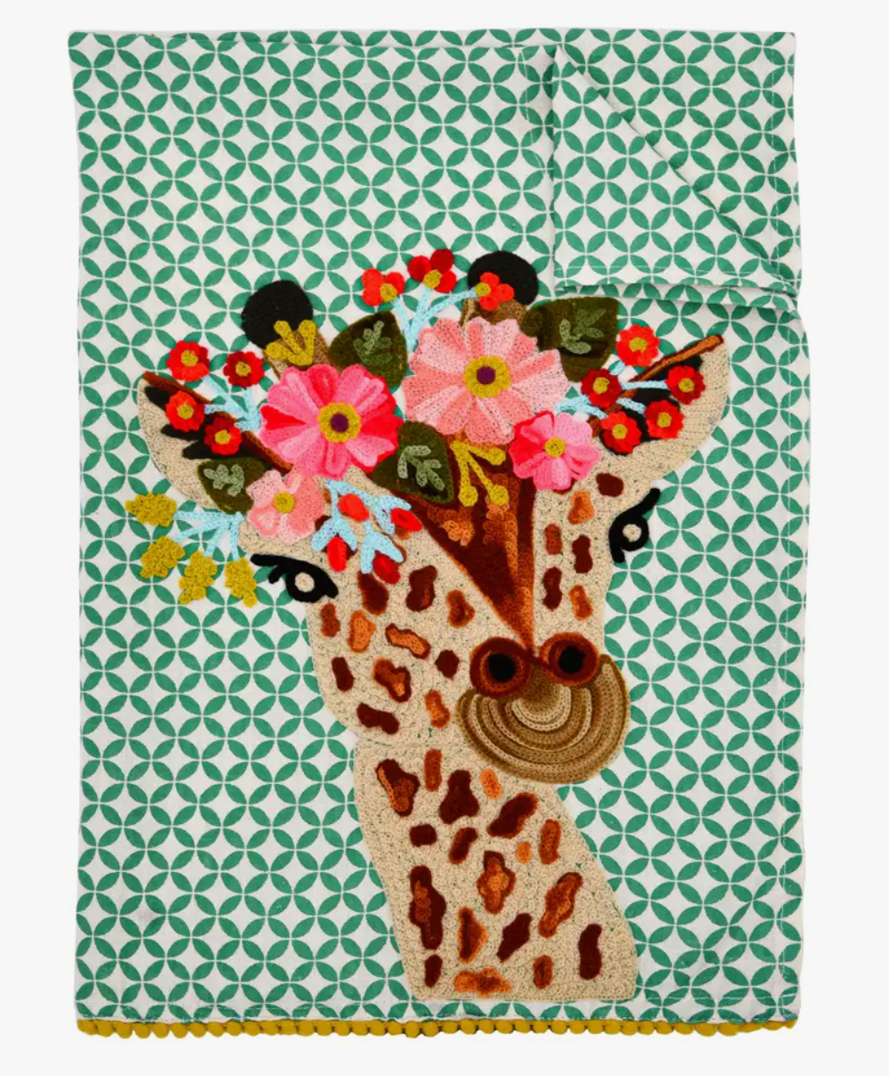 Graceful Giraffe Tea Towel