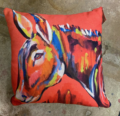Coral Donkey Pillow
