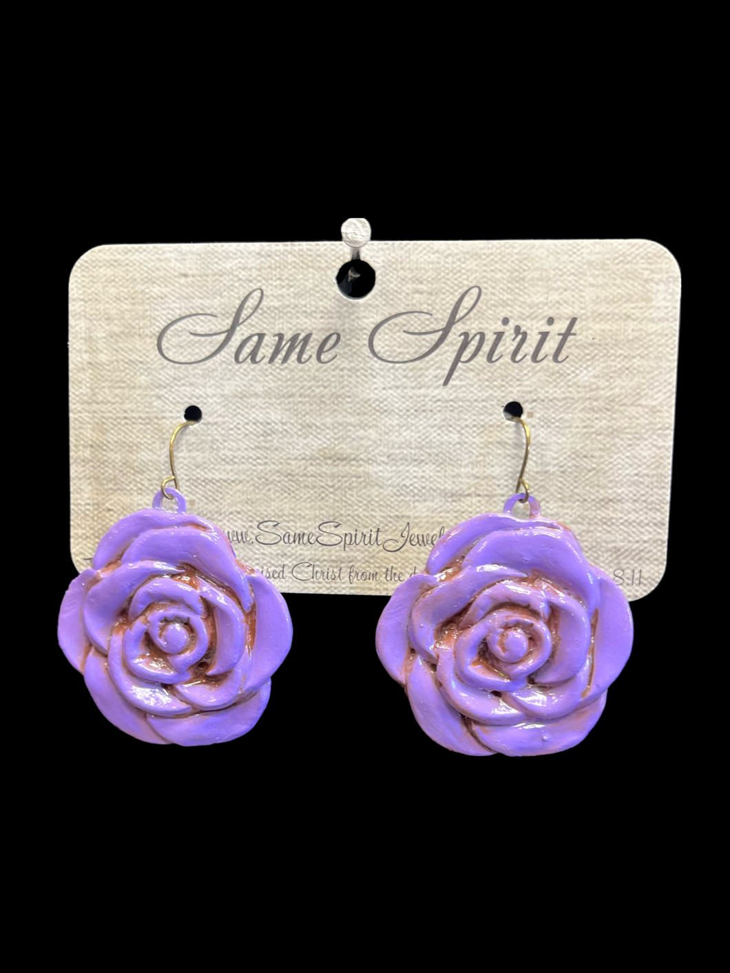 Violet Rose Earrings