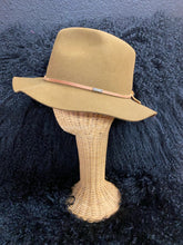 Load image into Gallery viewer, Coffee Wesley Packable Fedora Hat