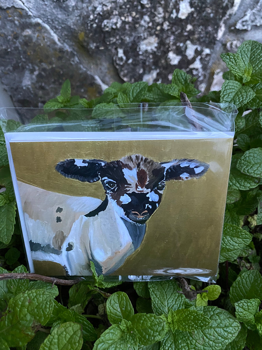 Gold Lamb Notecards – Unorthodox