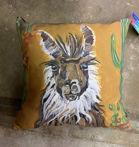 Cocoa the Llama Pillow