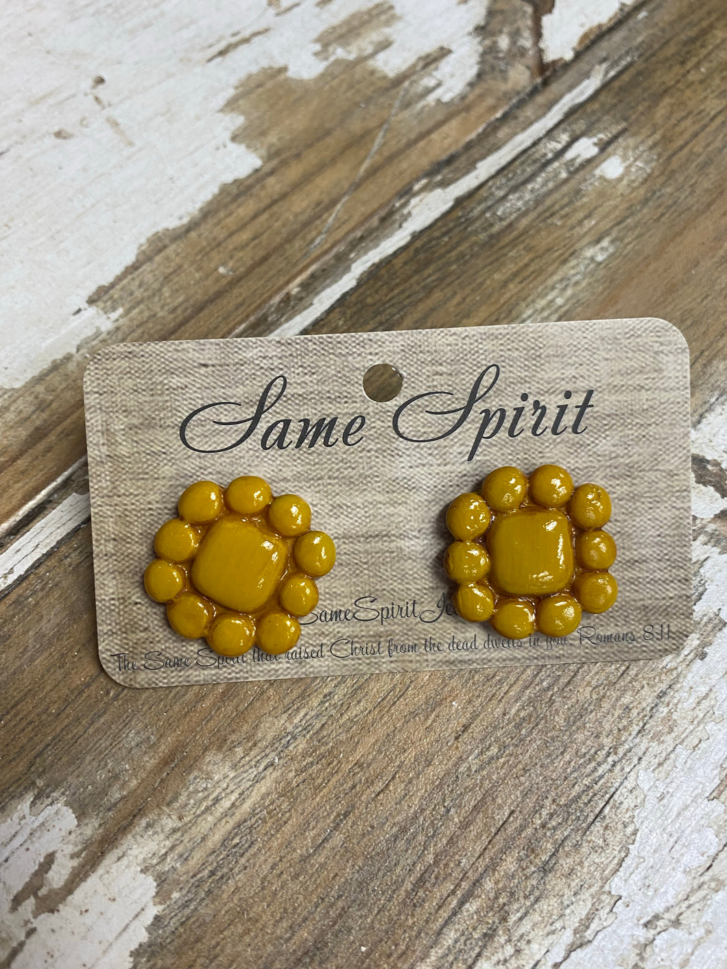 Chartreuse Studs