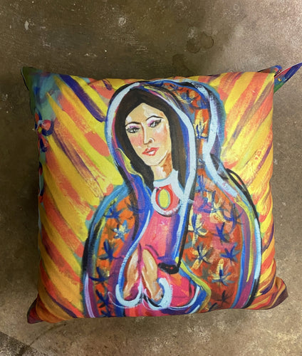 Lady de Guadalupe Pillow