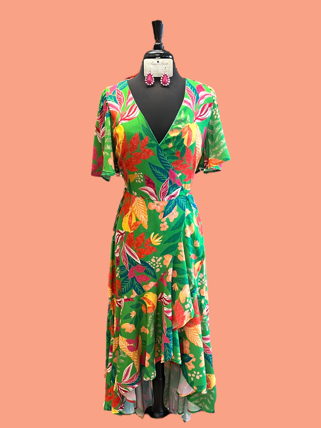 Papaya Wrap Dress SALE