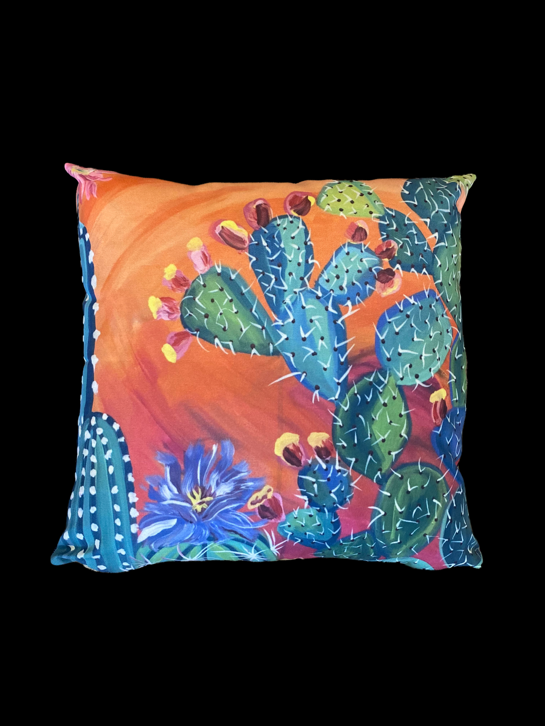 Cactus Flower Pillow