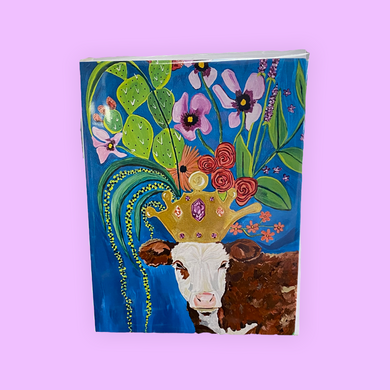 Crowned Cow Notecards