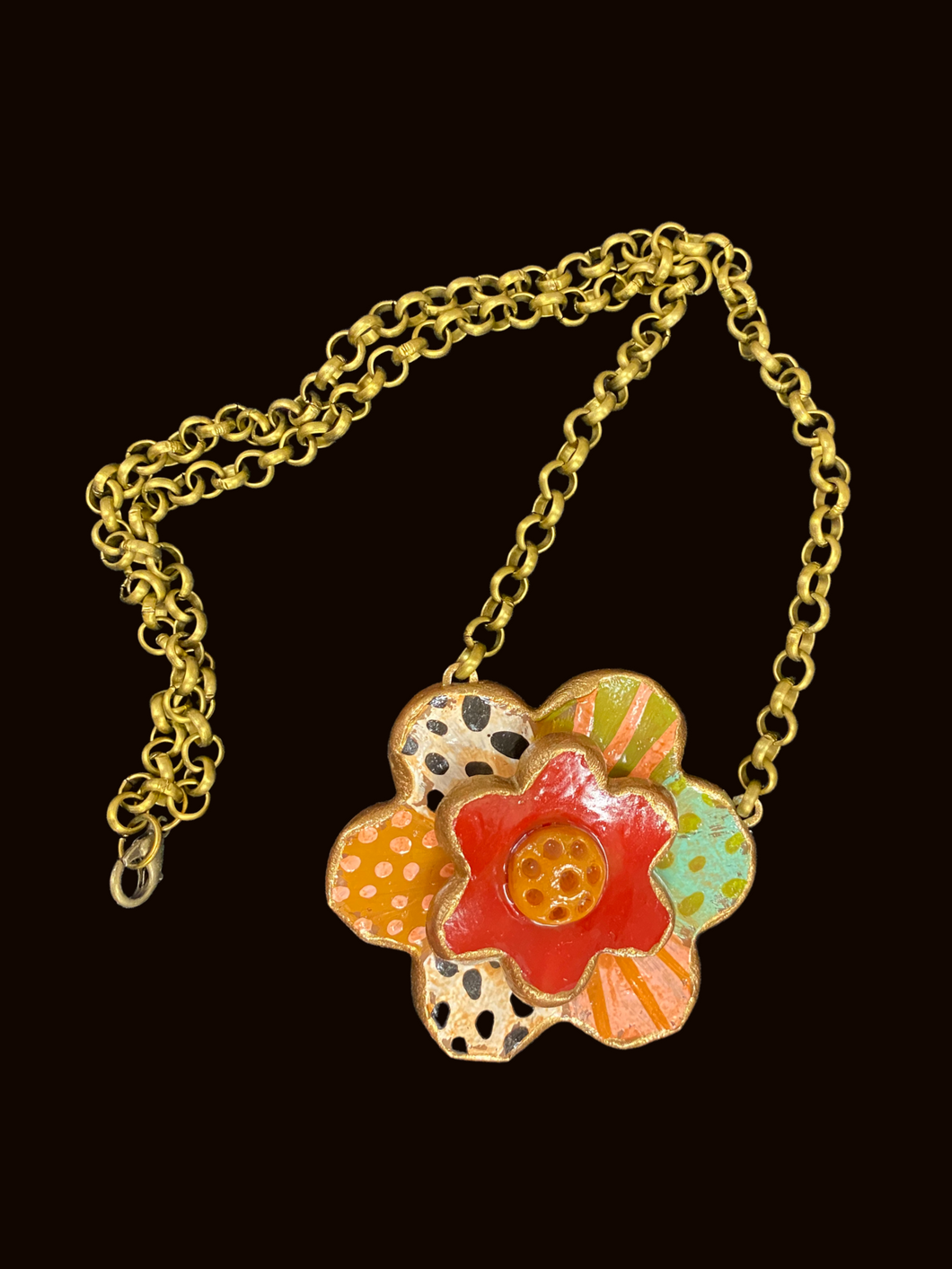 Hobo Flower Necklace