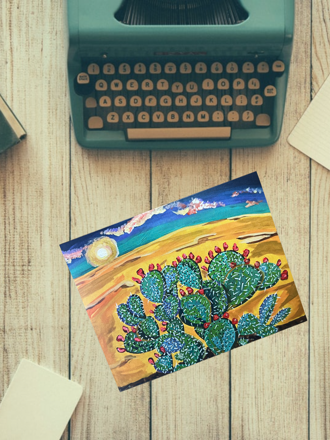 Sunset Cactus Notecards