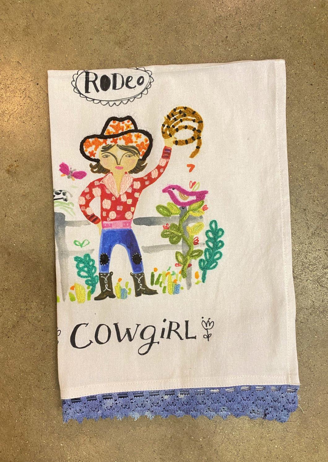 Cowgirl Tea Towel