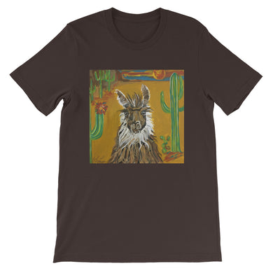 Cocoa the Llama Short-Sleeve Unisex T-Shirt