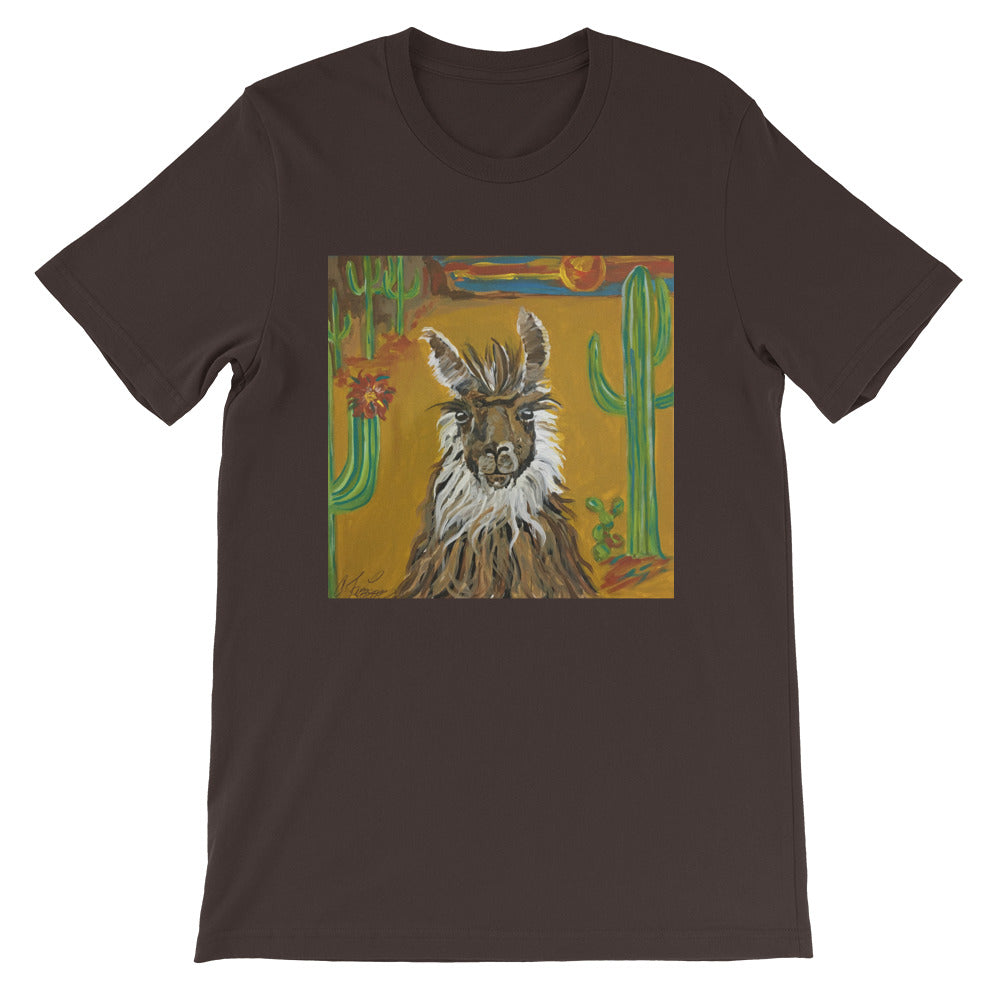Cocoa the Llama Short-Sleeve Unisex T-Shirt