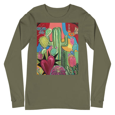 Desert Cactus Unisex Long Sleeve Tee