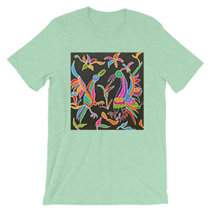 Otomi Birds Short-Sleeve Unisex T-Shirt