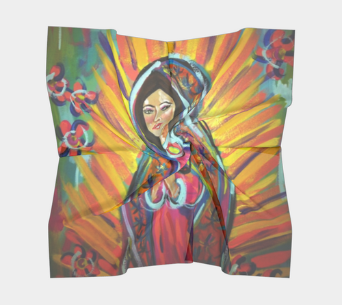 Lady de Guadalupe Silk Scarf