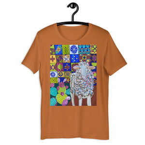 Mosaic Sheep Unisex t-shirt